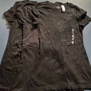 OLD NAVY 2008-2012 Vintage Black T-Shirts Long and Lean Perfect Fit LOT